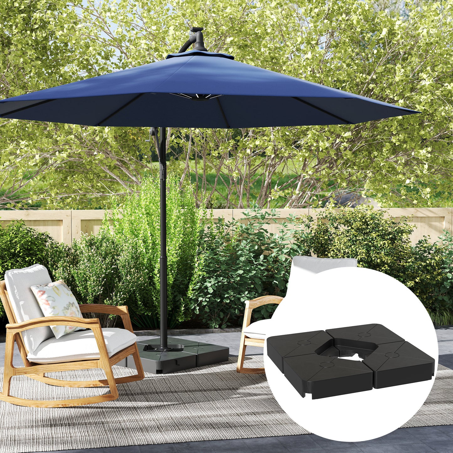 Umbrella Weights for Cantilever Parasols (1)