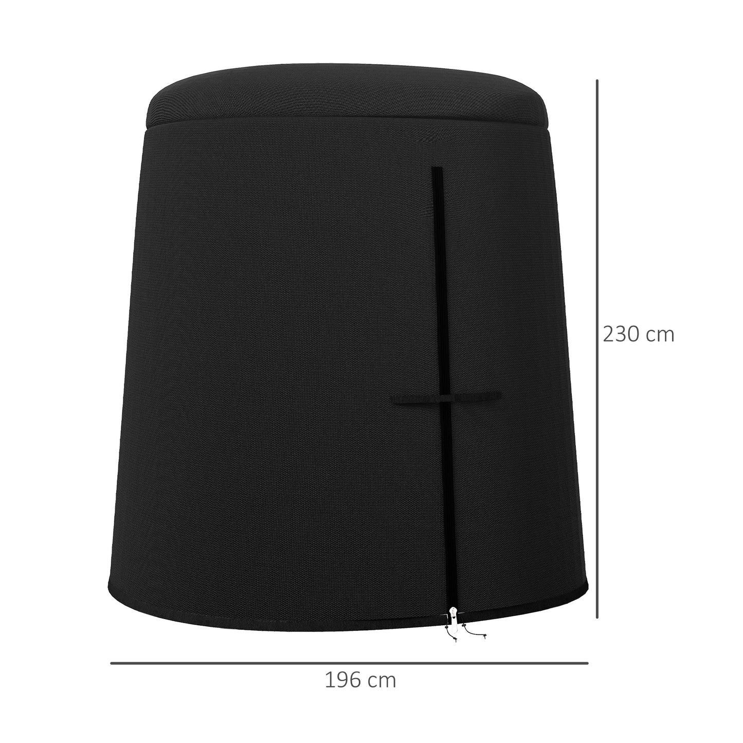 196 x 230 cm Hanging Egg Chair Protective Cover