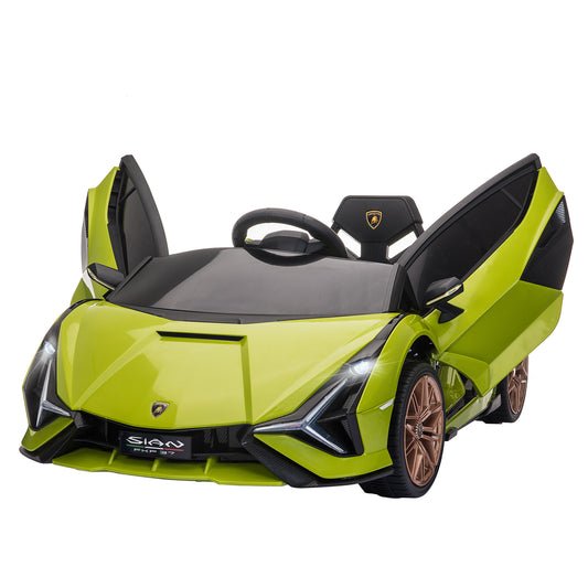 Lamborghini Sian Licensed 12V Electric Car for Kids 2 Motors Toy Car