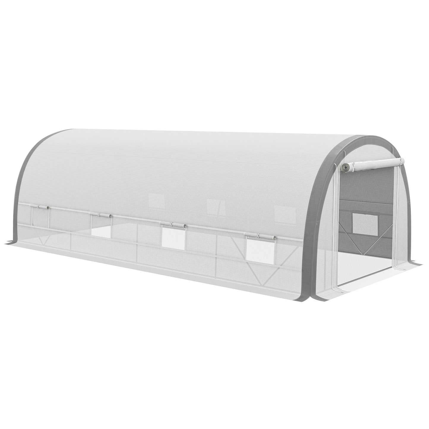 6x3m Polytunnel Greenhouse