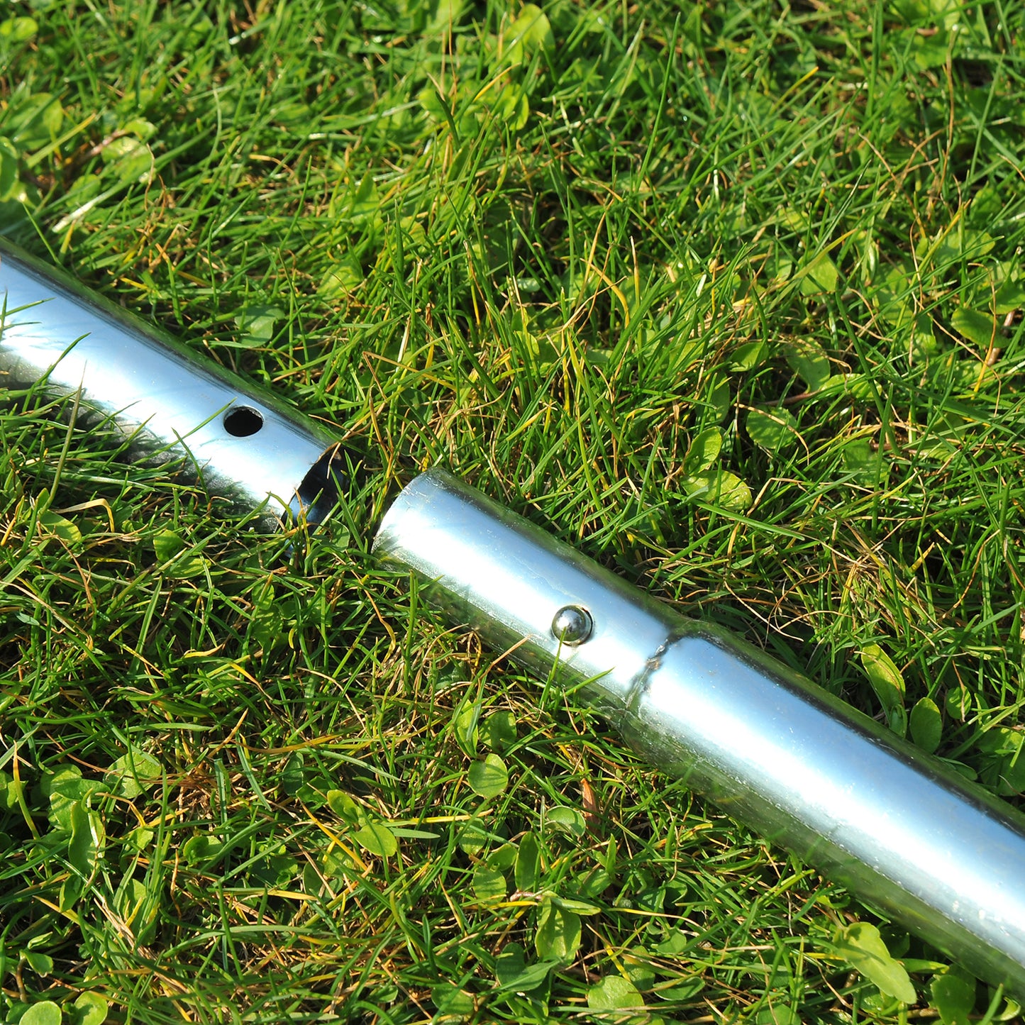 Garden Rolling Lawn Aerator Heavy Duty Steel Grass Roller w/