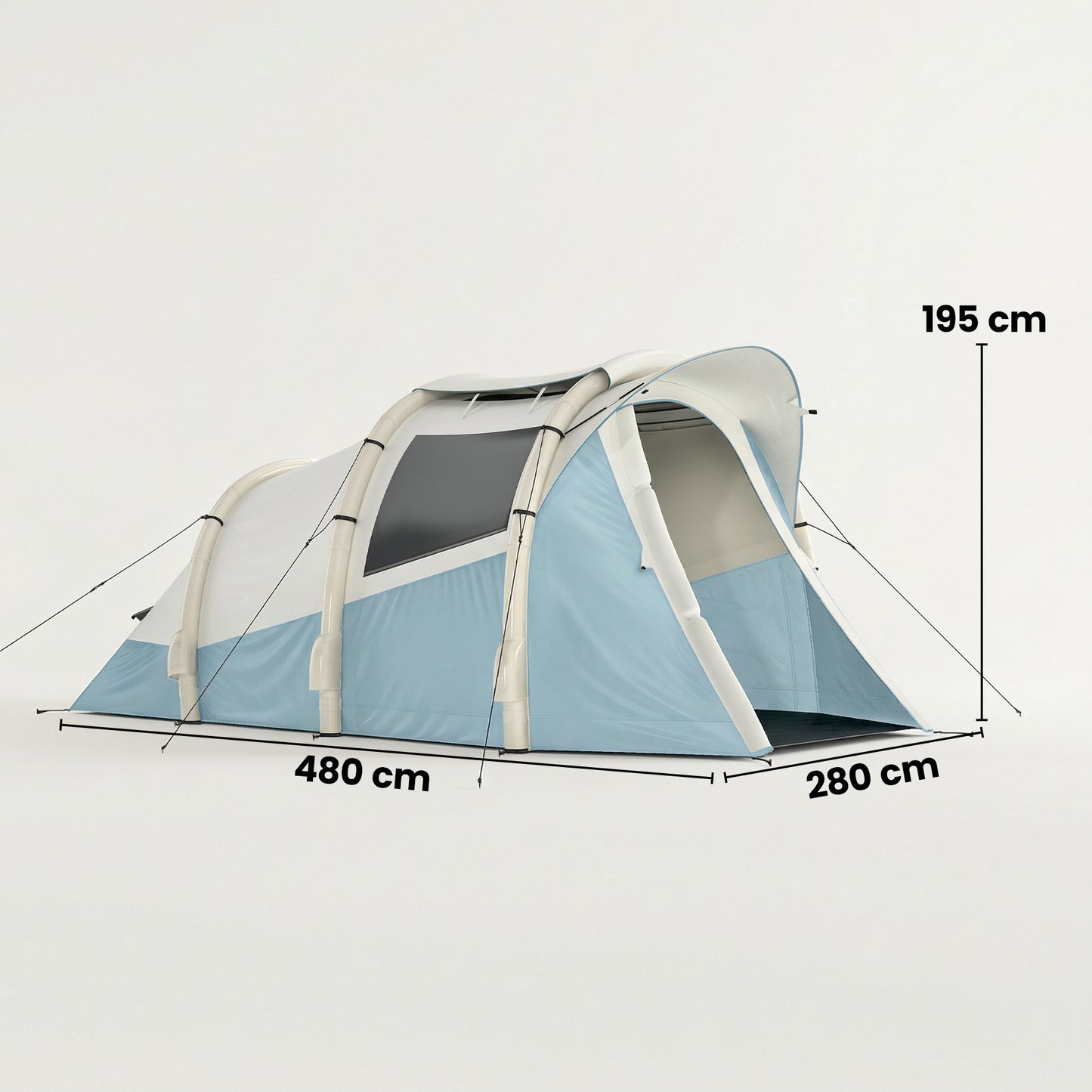 Inflatable Camping Tent w/ Air Pump