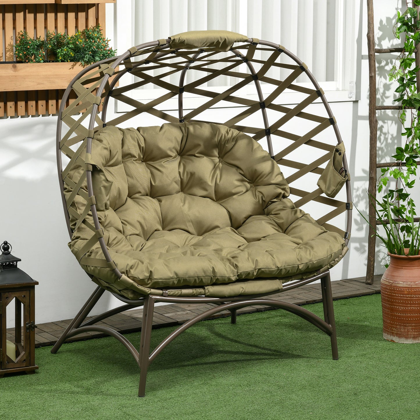 2 Seater Egg Chair Outdoor