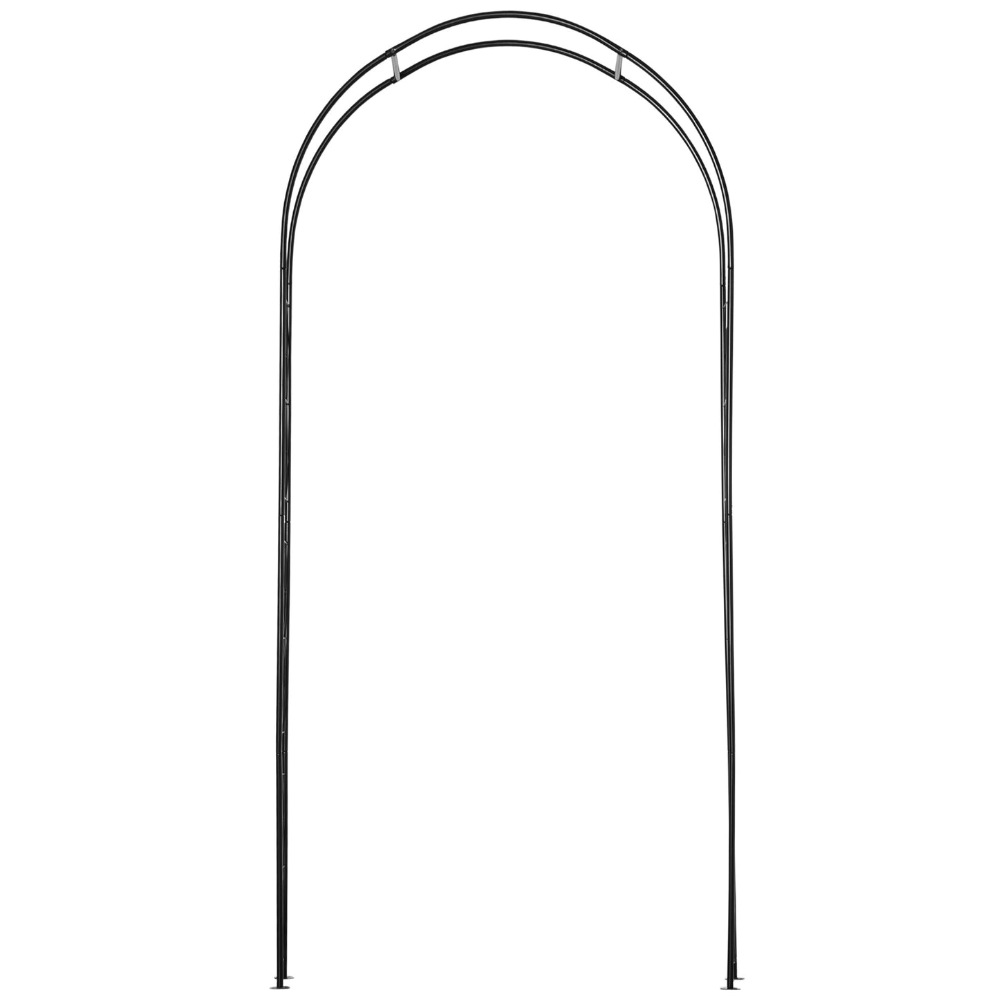 Vintage Style Steel Garden Patio Outdoor Arbor & Trellis Arch