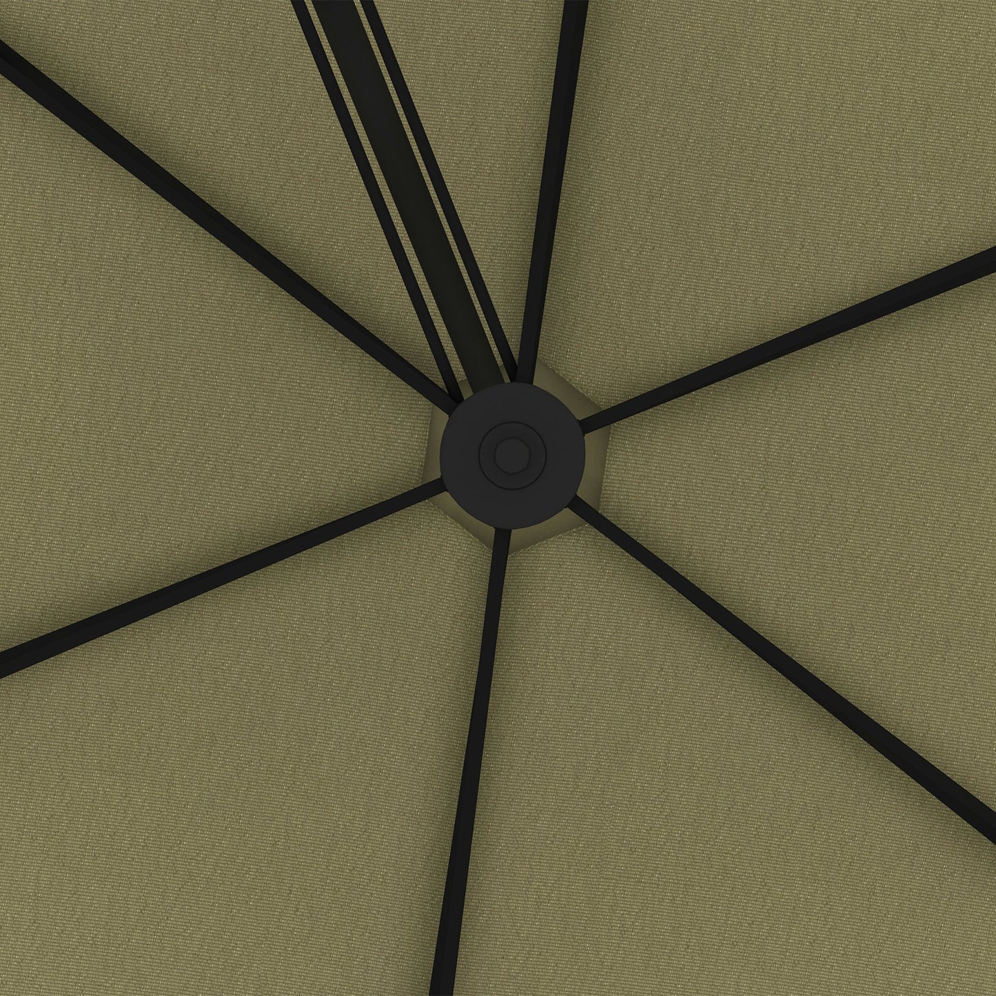 3(m) Solar LED Cantilever Parasol