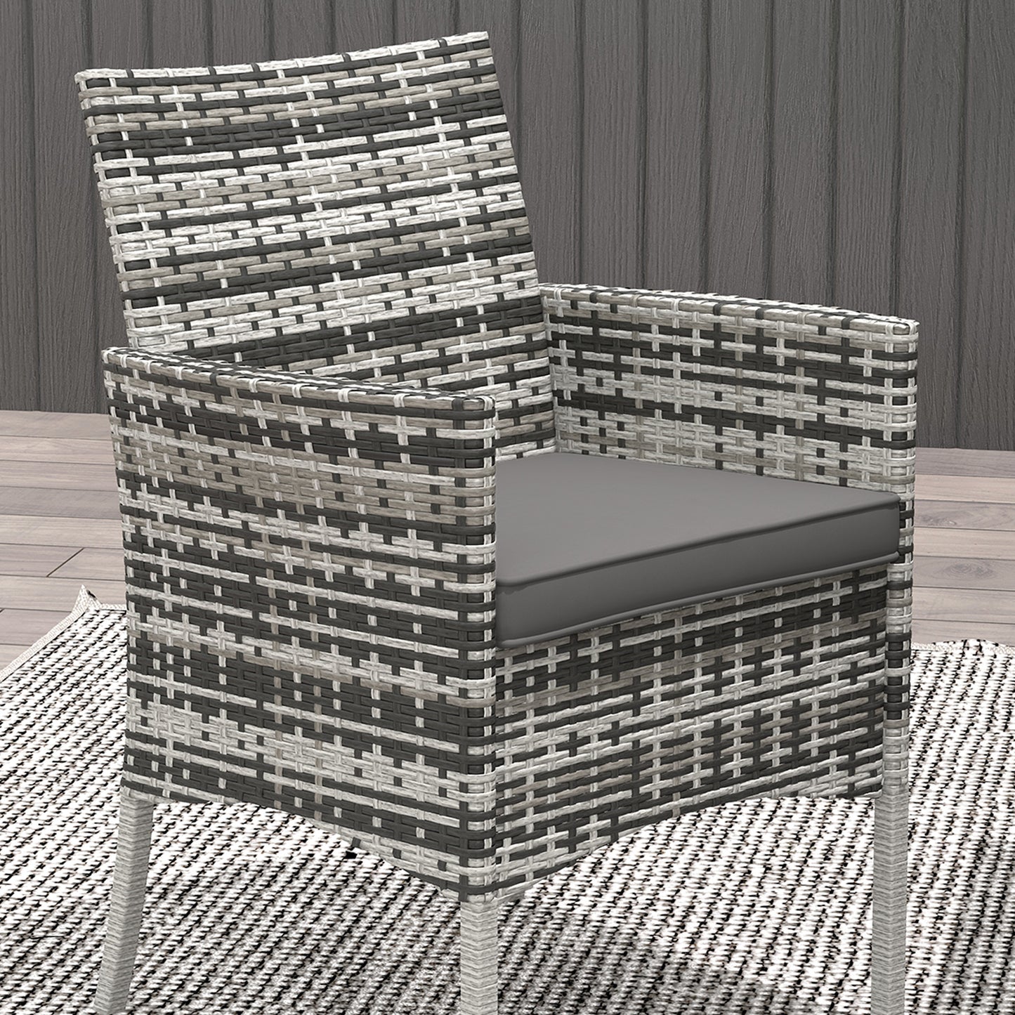 Five-Pieces Rattan Dining Set