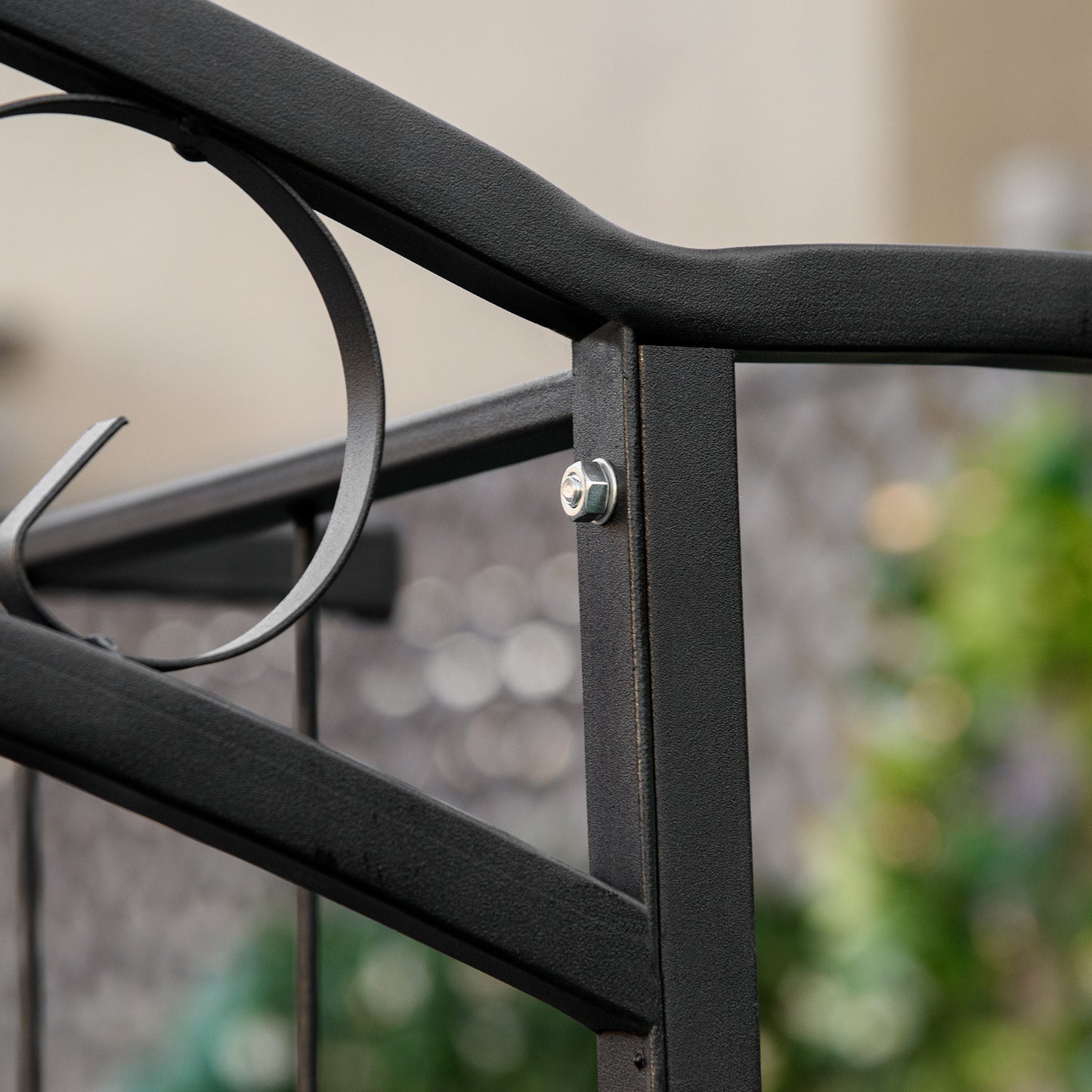 211cm Height Metal Garden Arch Arbor for Wedding Decor
