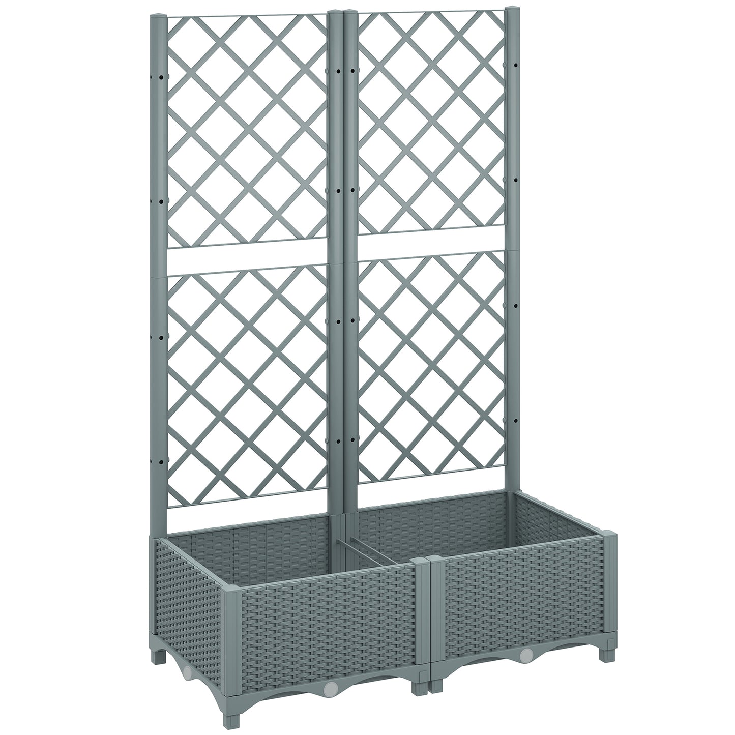 Raised Garden Bed with Trellis (4)