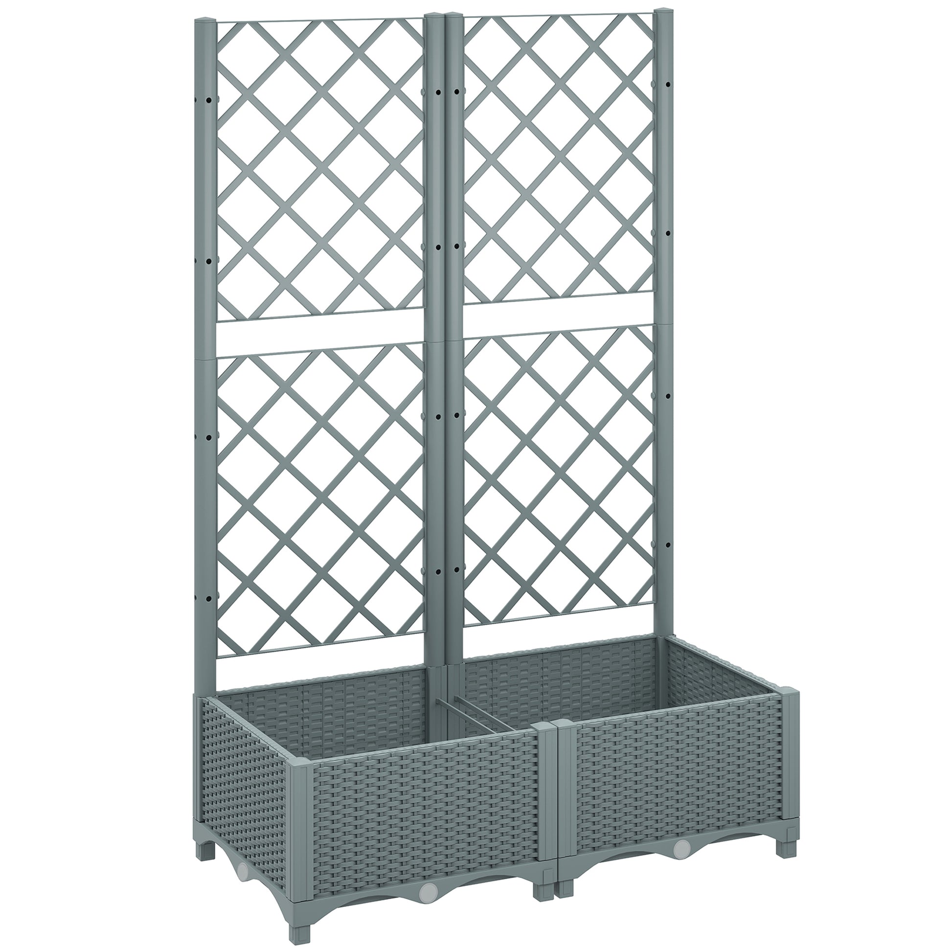 Raised Garden Bed with Trellis (4)
