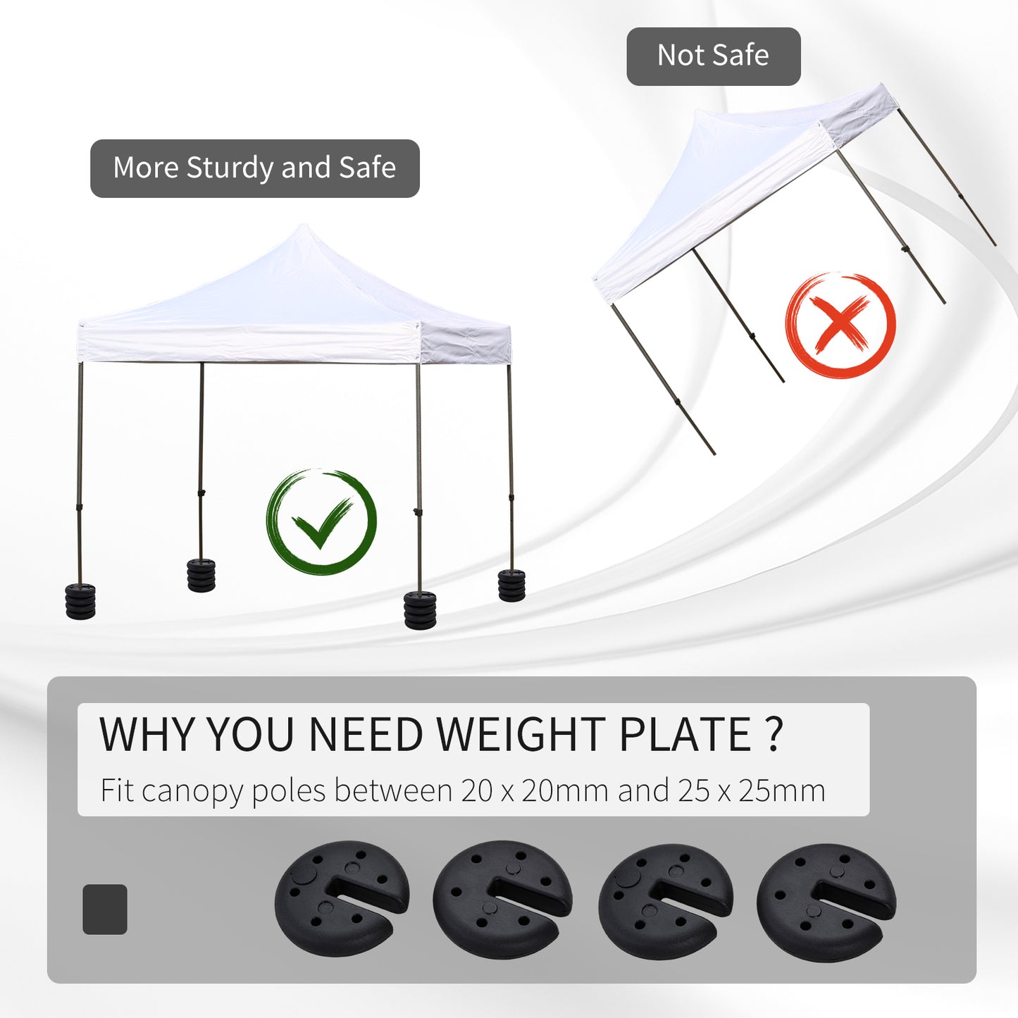 Pop up Canopy Weight Set of 4