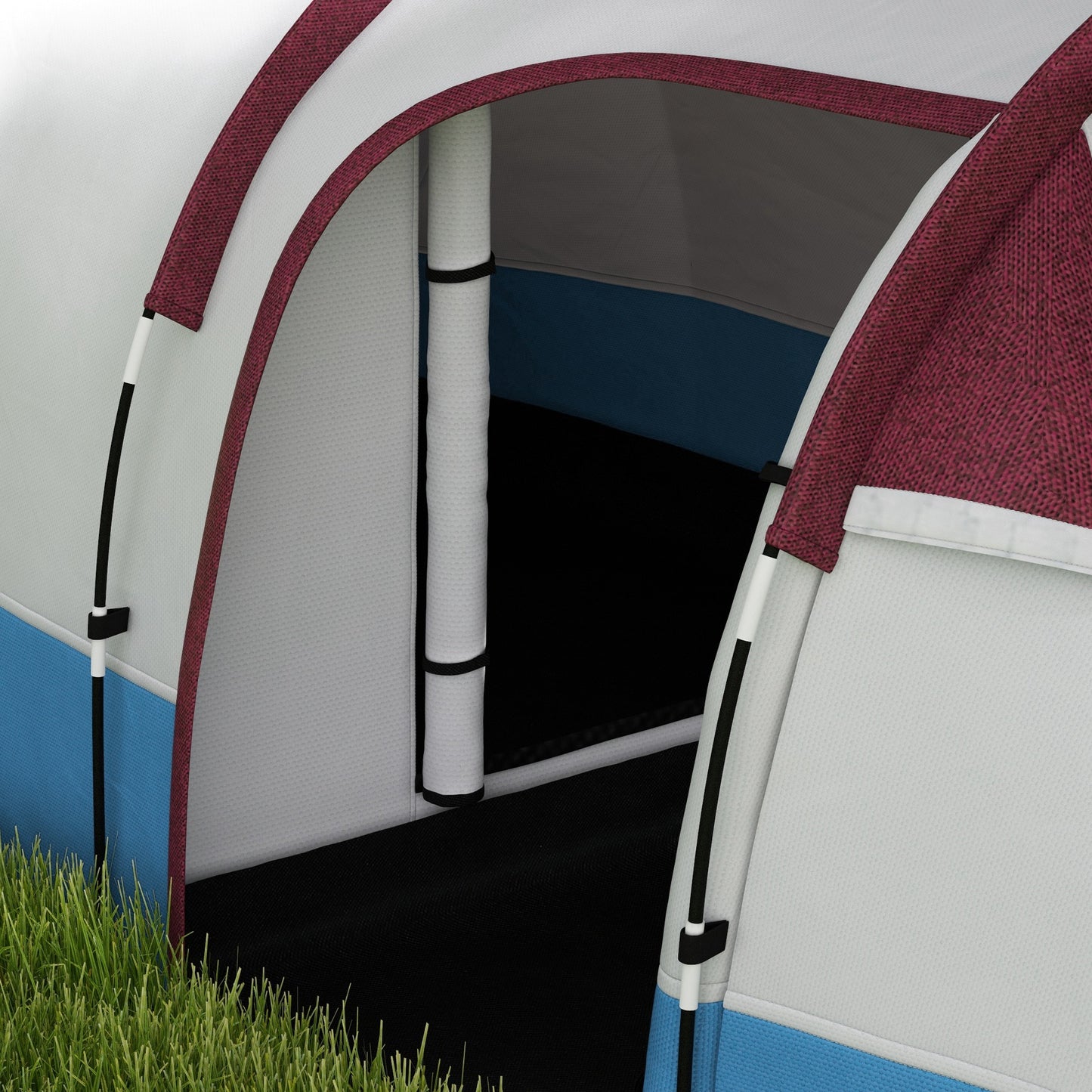 Camping Tent, Large Tunnel Tent with Bedroom and Living Area
