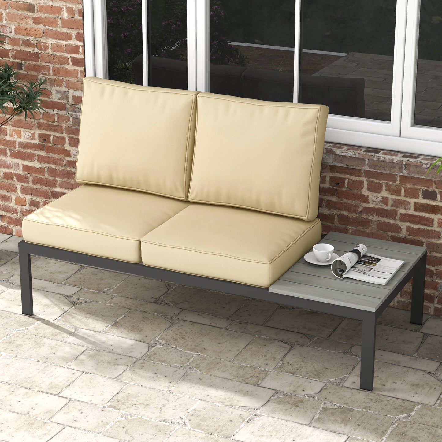 2 Seater Back and Seat Cushion Pillows Replacement