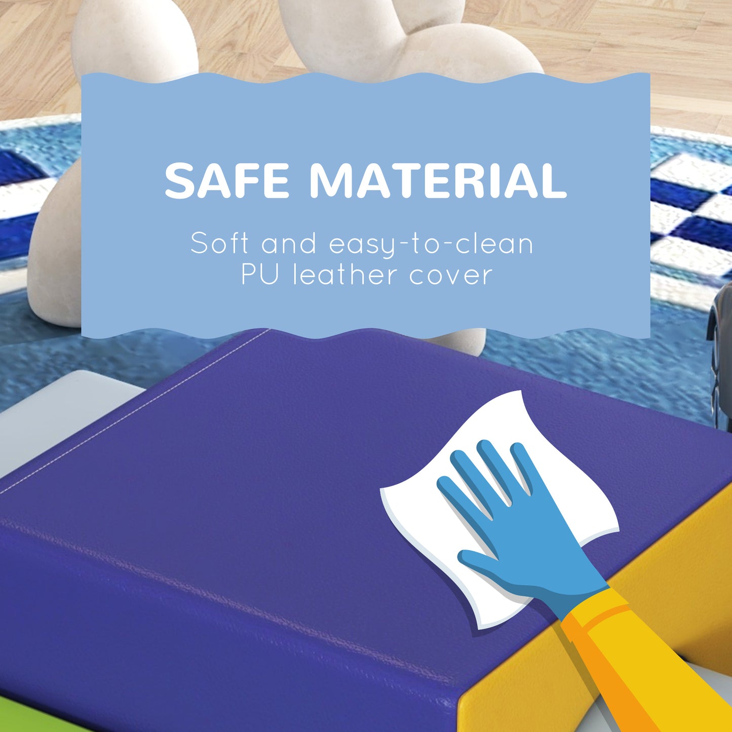 4-Piece Soft Play Set for Toddlers