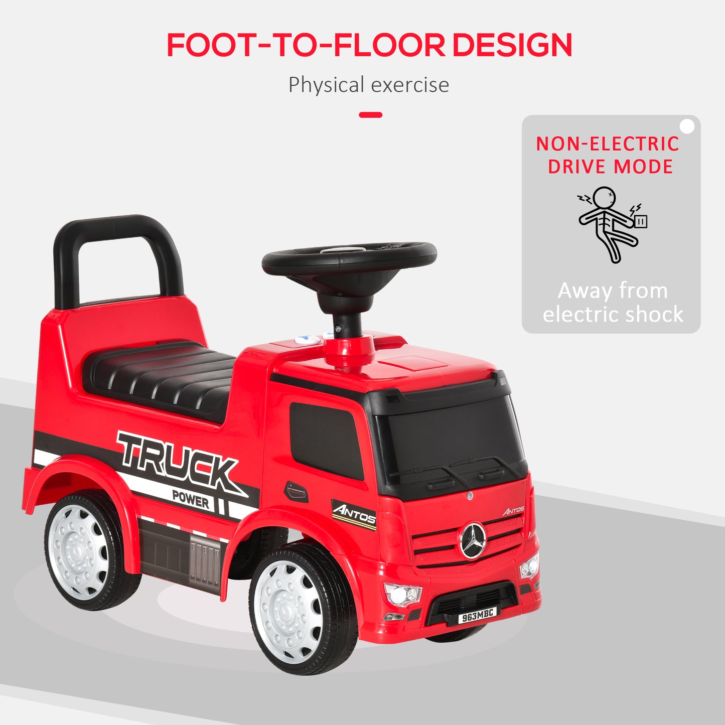 Compatible Kids Ride On Car Truck Mercedes Benz Licensed Toddler