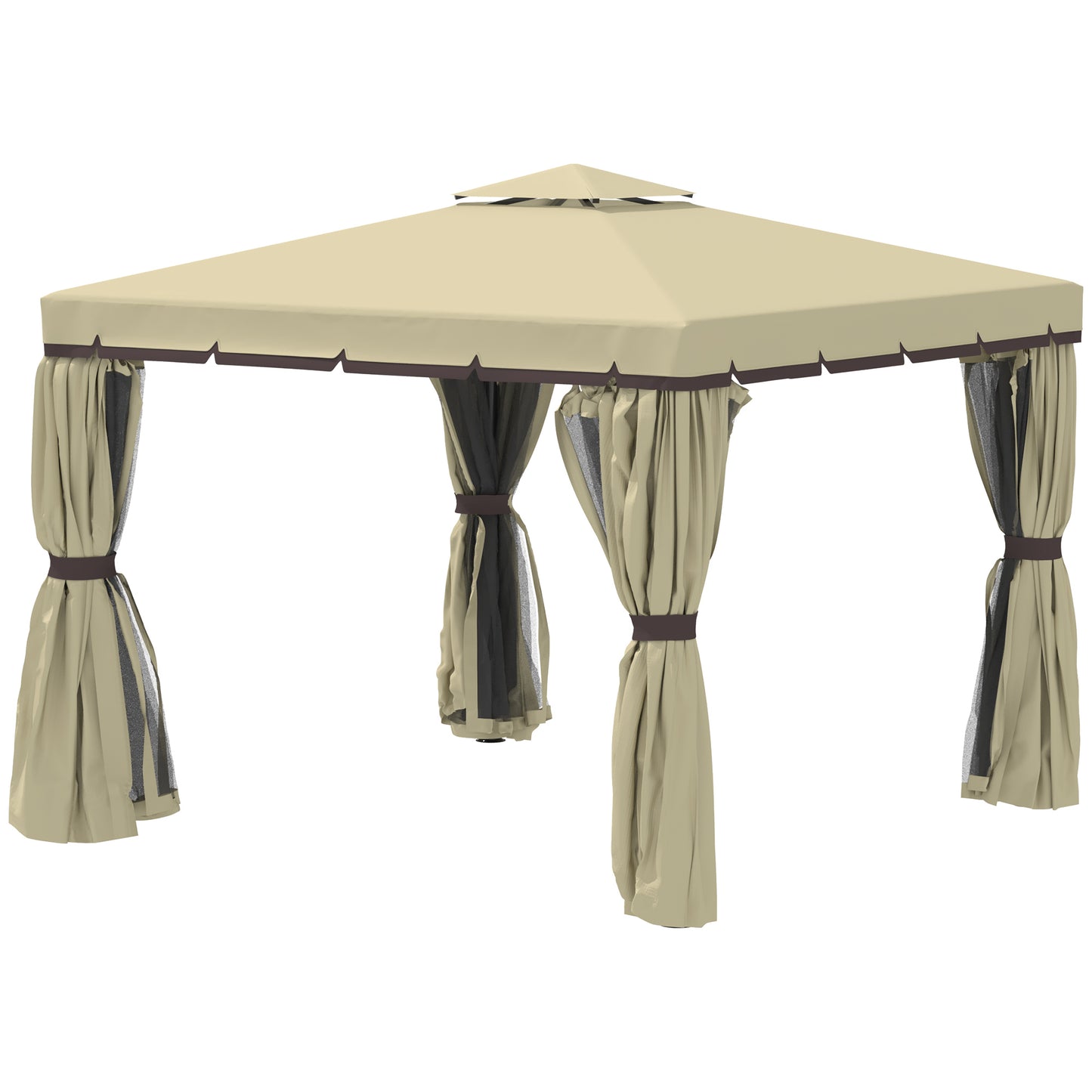 3 x 3(m) Patio Gazebo Canopy Garden Pavilion Tent Shelter (1)