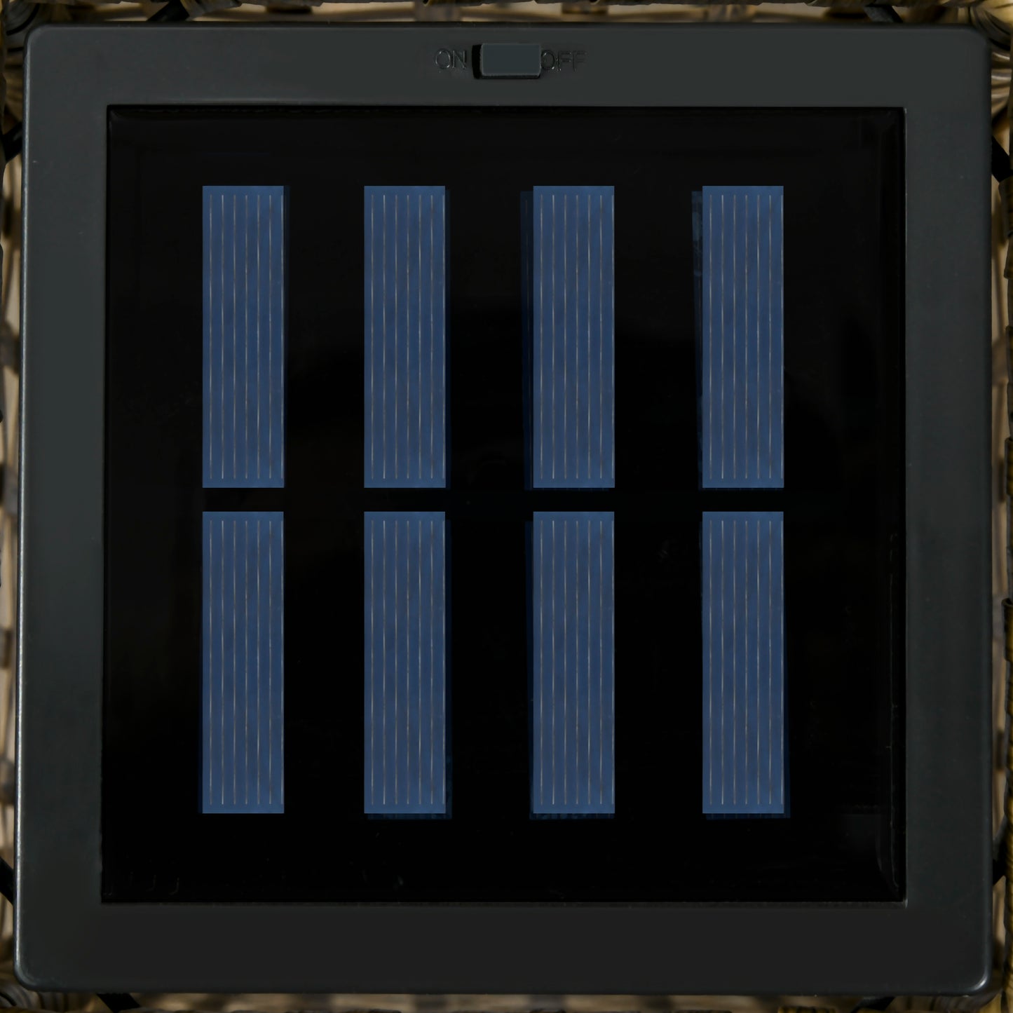 Outdoor Rattan Solar Lantern