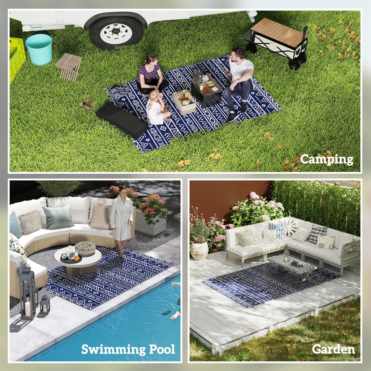Reversible Outdoor Rug with Carry Bag (1)