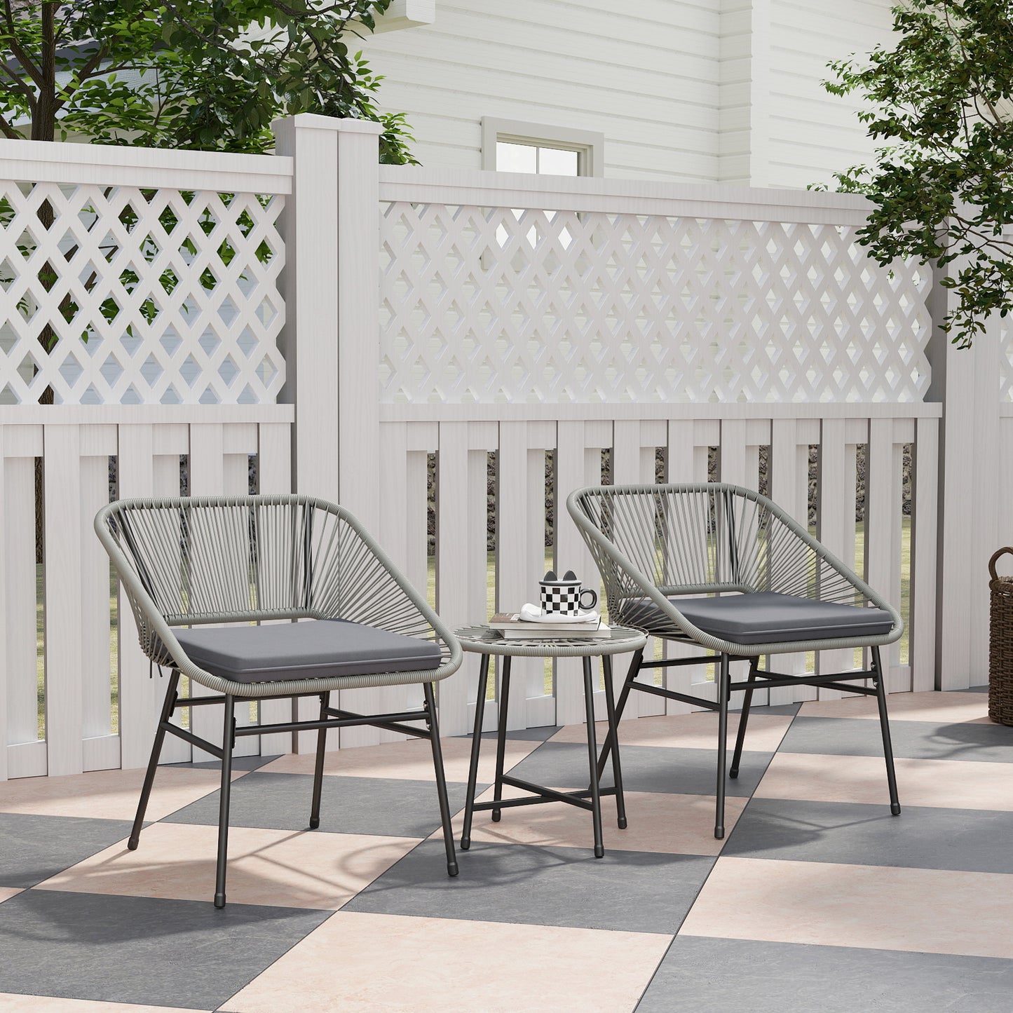 3 Pieces Rattan Bistro Set (7)