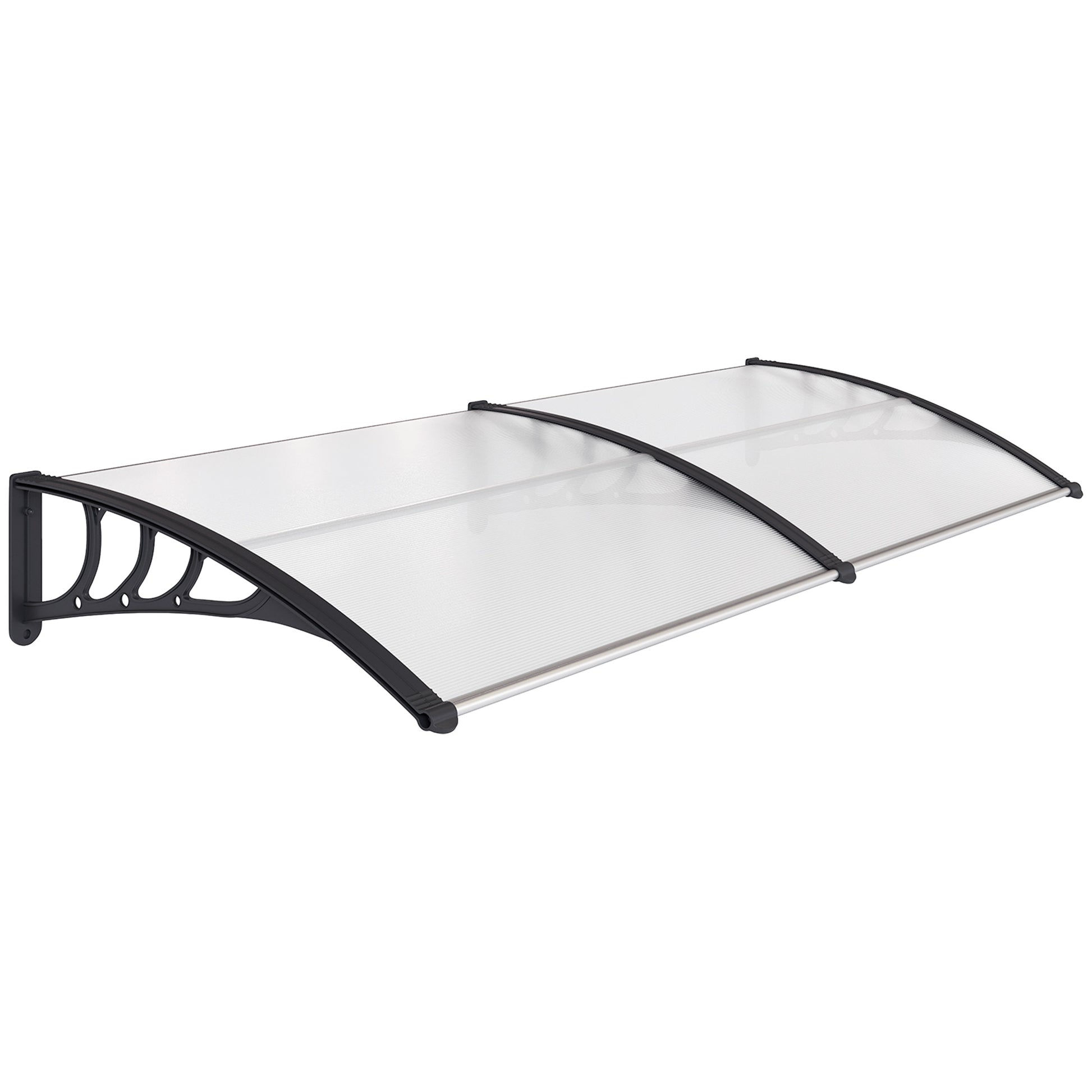 Front Door Canopy Outdoor Awning Aluminium Rigid Plastic (3)