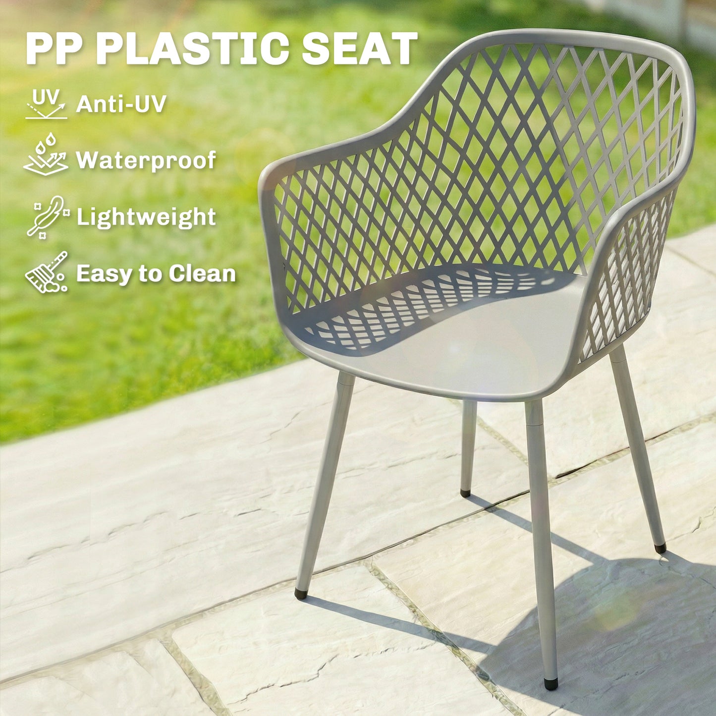 Garden Chairs Set of 4, Garden Dining Chairs