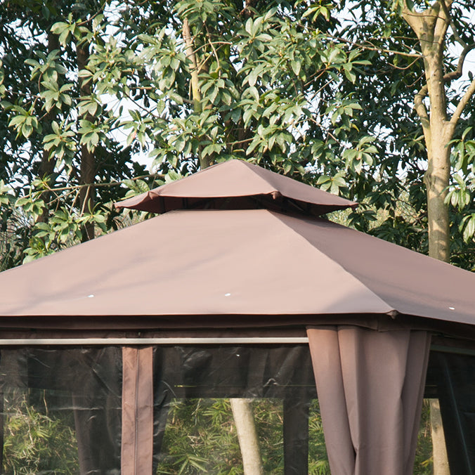 3 x 3(m) Hexagon Gazebo Patio Canopy Party Tent Outdoor Garden