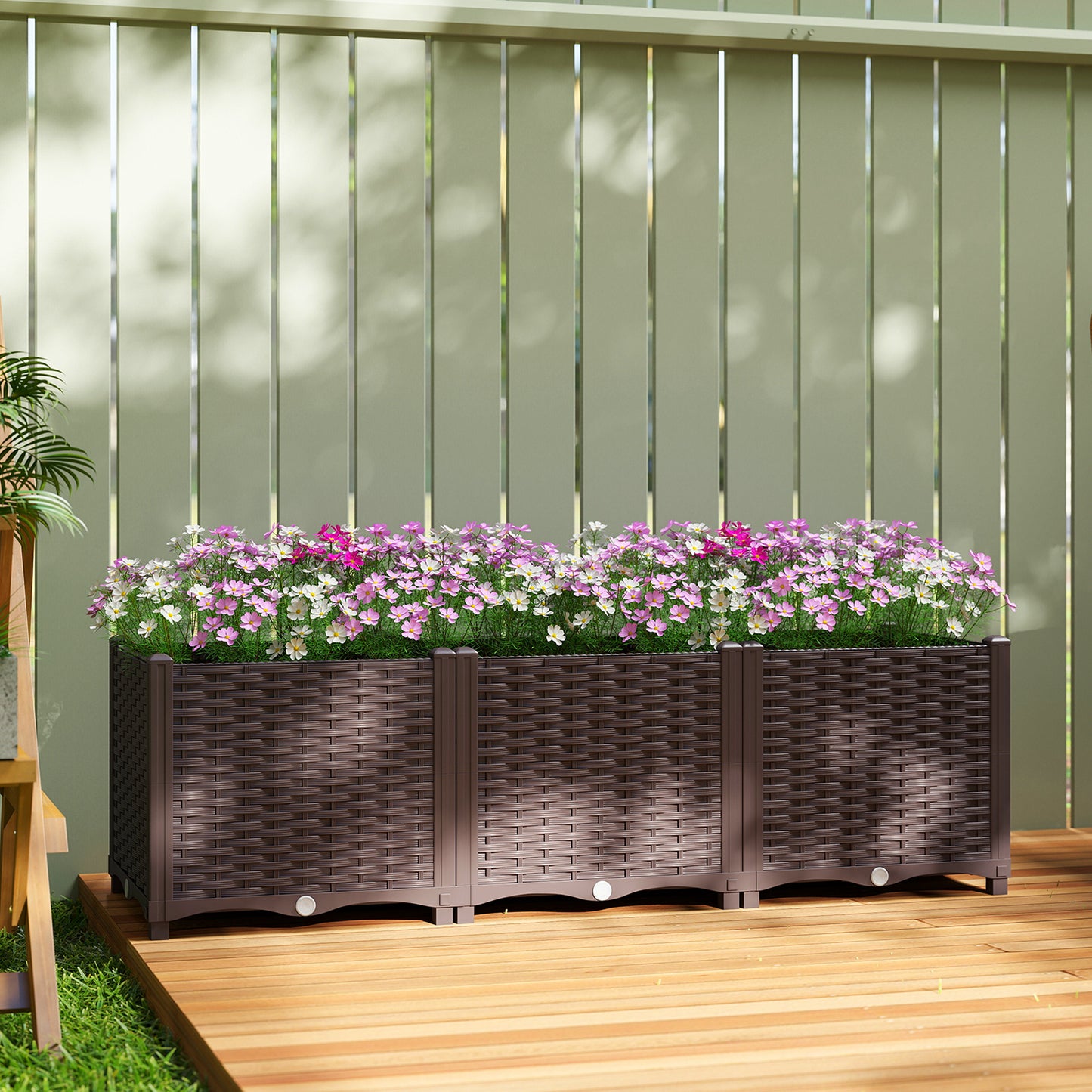 Plastic Raised Garden Bed with Legs (1)