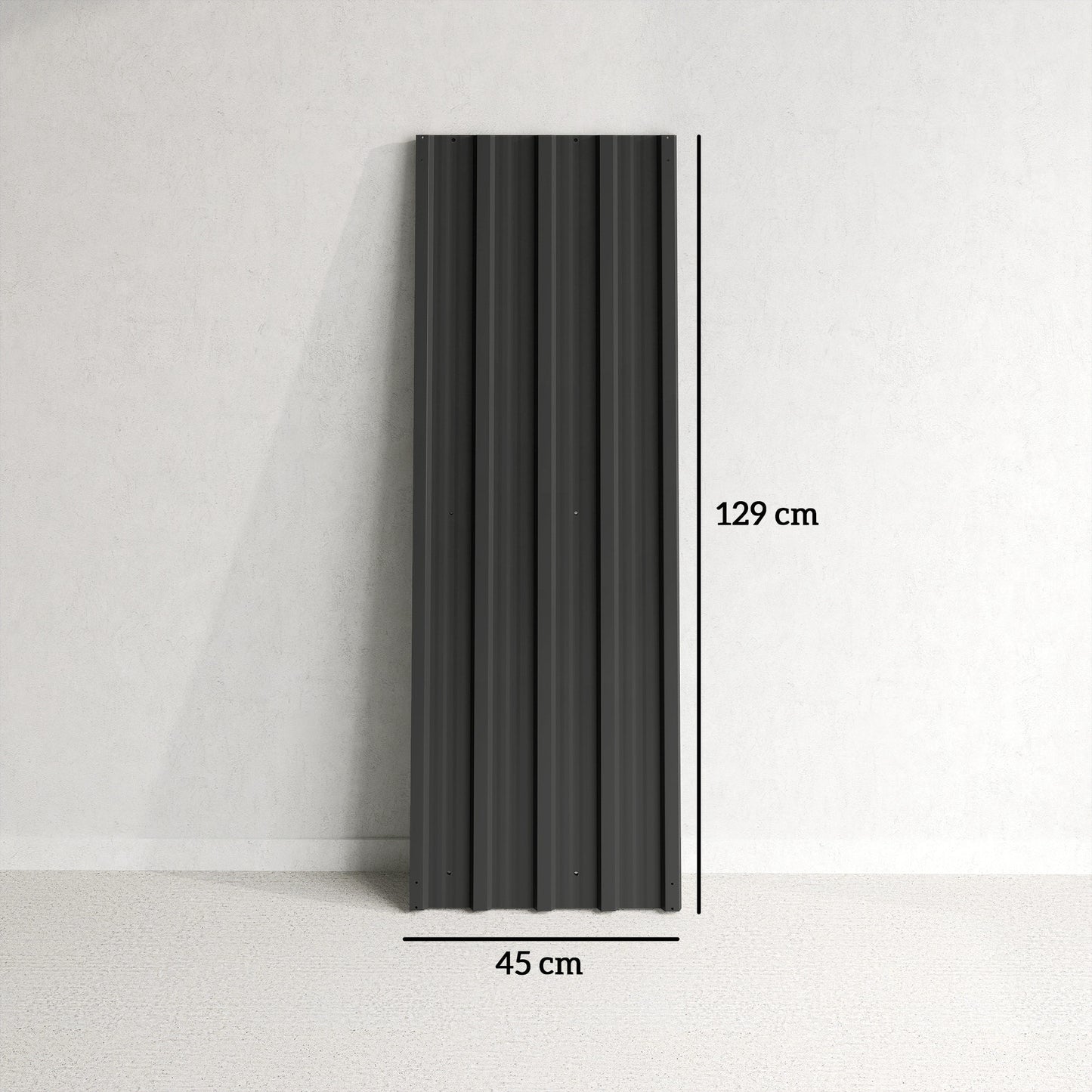 Set of 12 Corrugated Steel Roof Sheet Panels