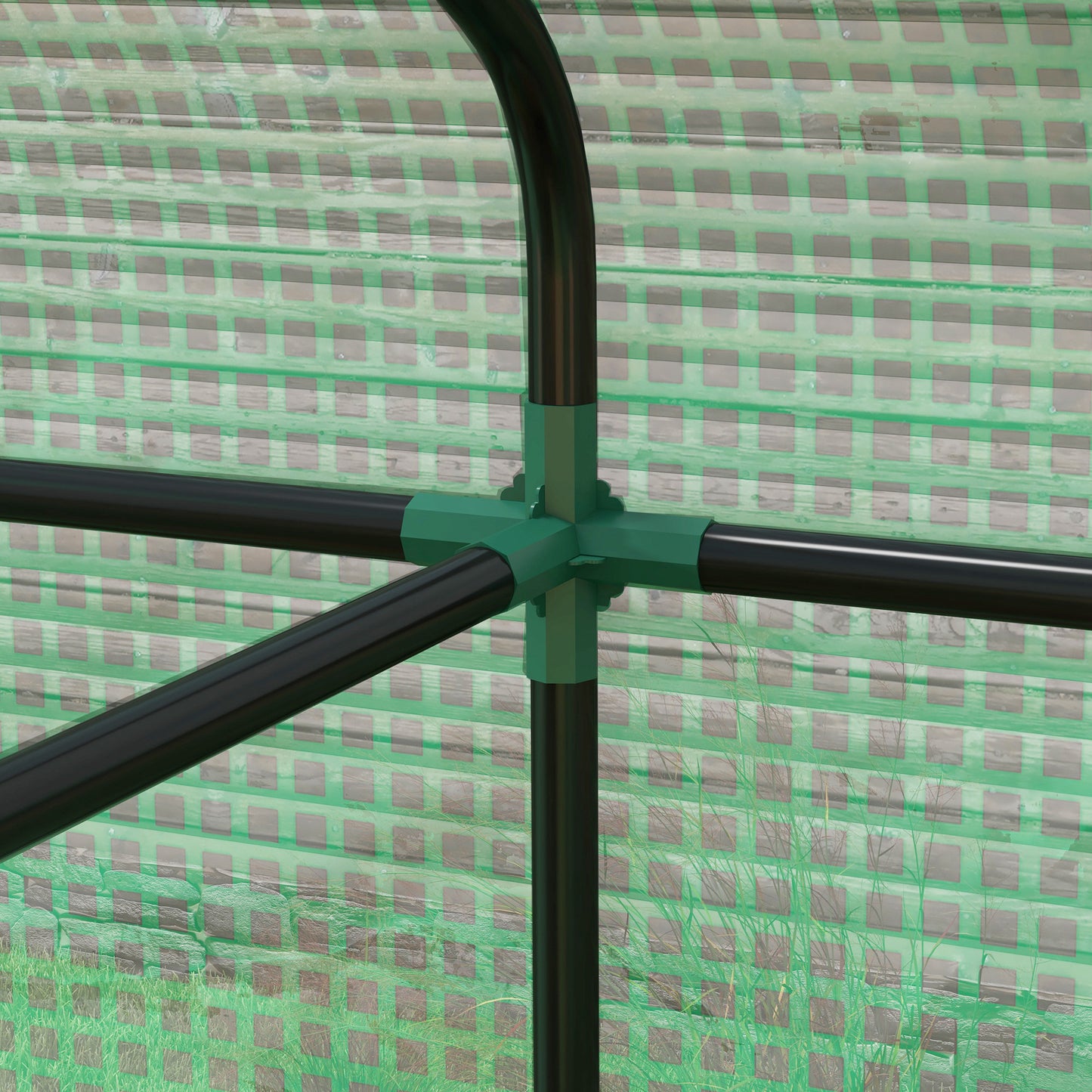 Greenhouse, Walk-in Garden Grow House with Roll-up Door