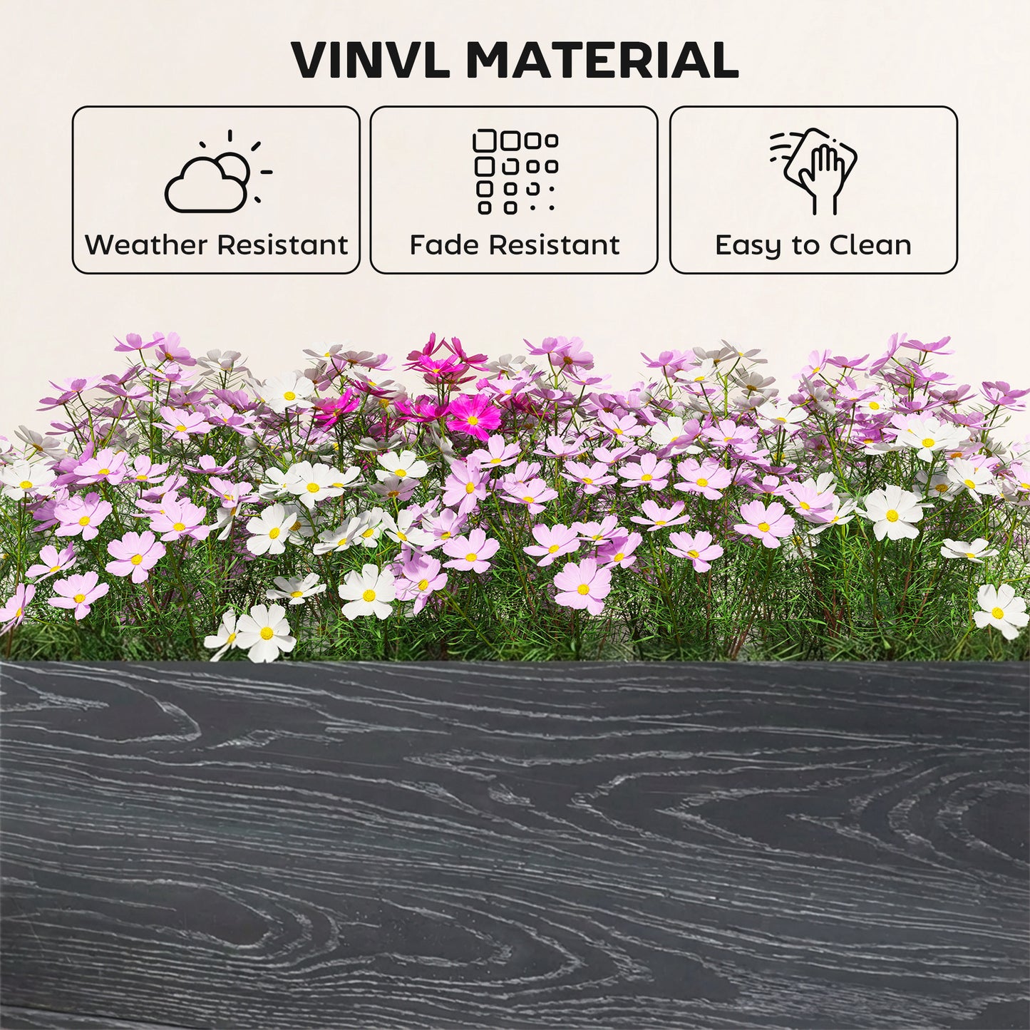 Vinyl Raised Garden Bed Kit (1)