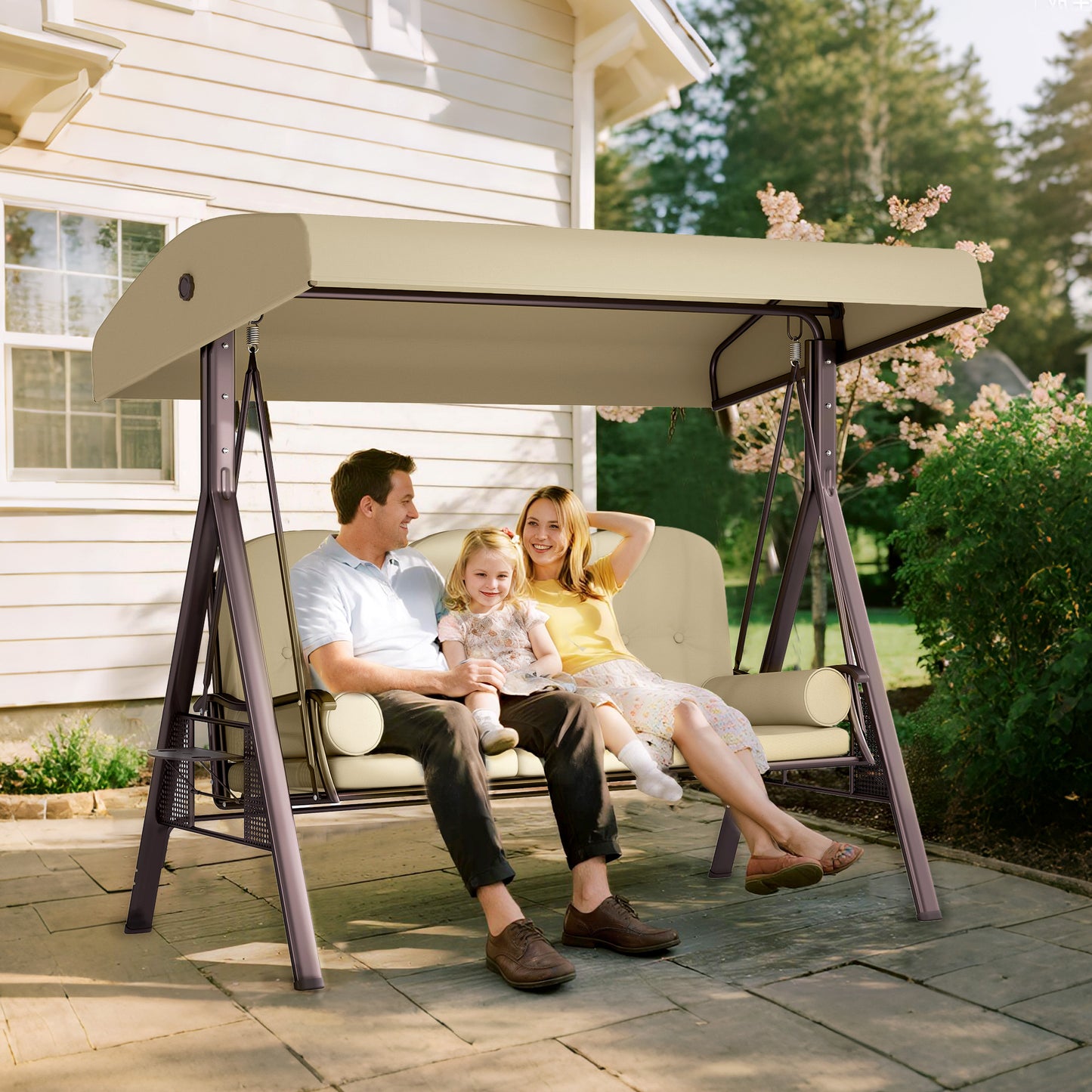 Three-Seater Garden Swing Chair