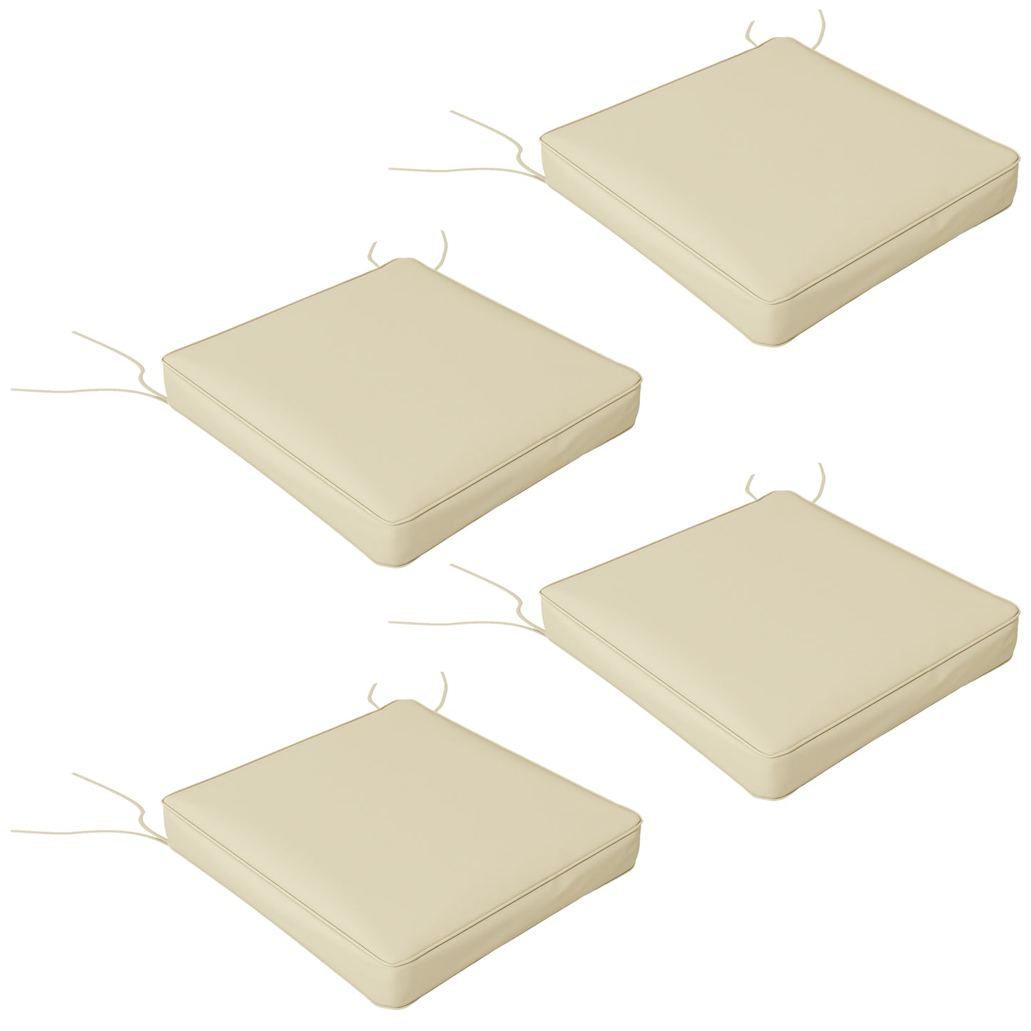 4-Piece Seat Cushions Pillow Replacement