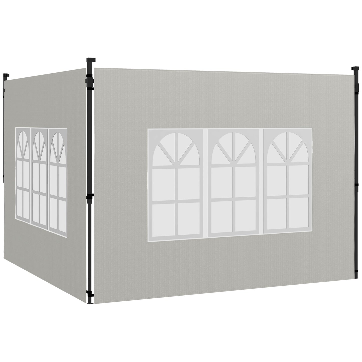 Gazebo Side Panels, Sides Replacement with Window (1)