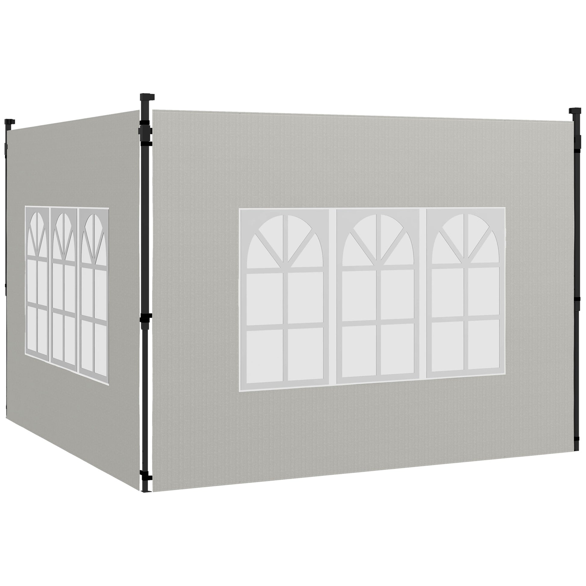 Gazebo Side Panels, Sides Replacement with Window (1)