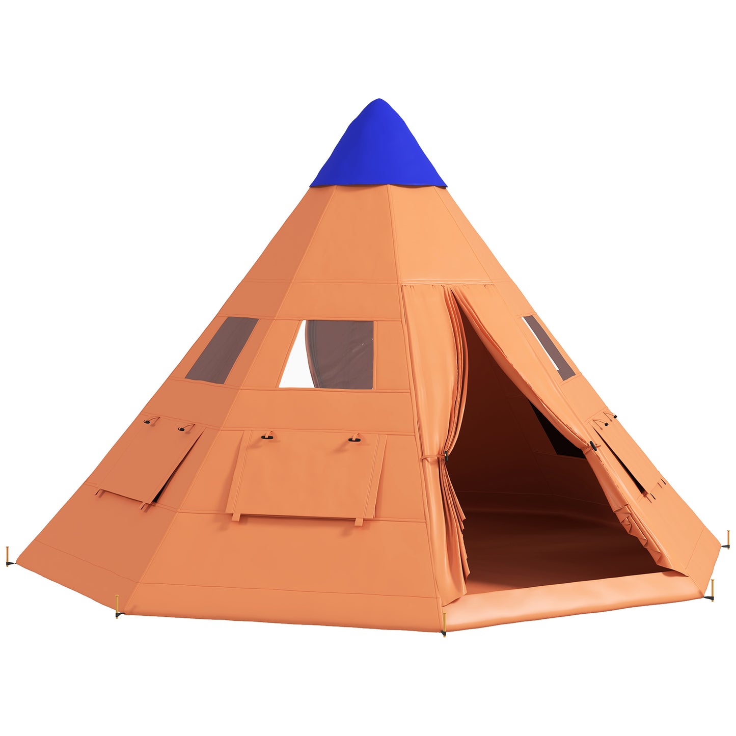 6 Men Tipi Tent with Carry Bag