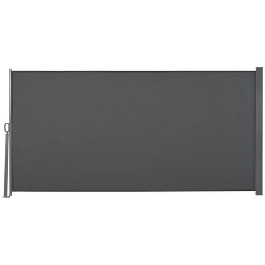 Retractable Sun Side Awning Screen Fence Patio Garden Wall Balcony