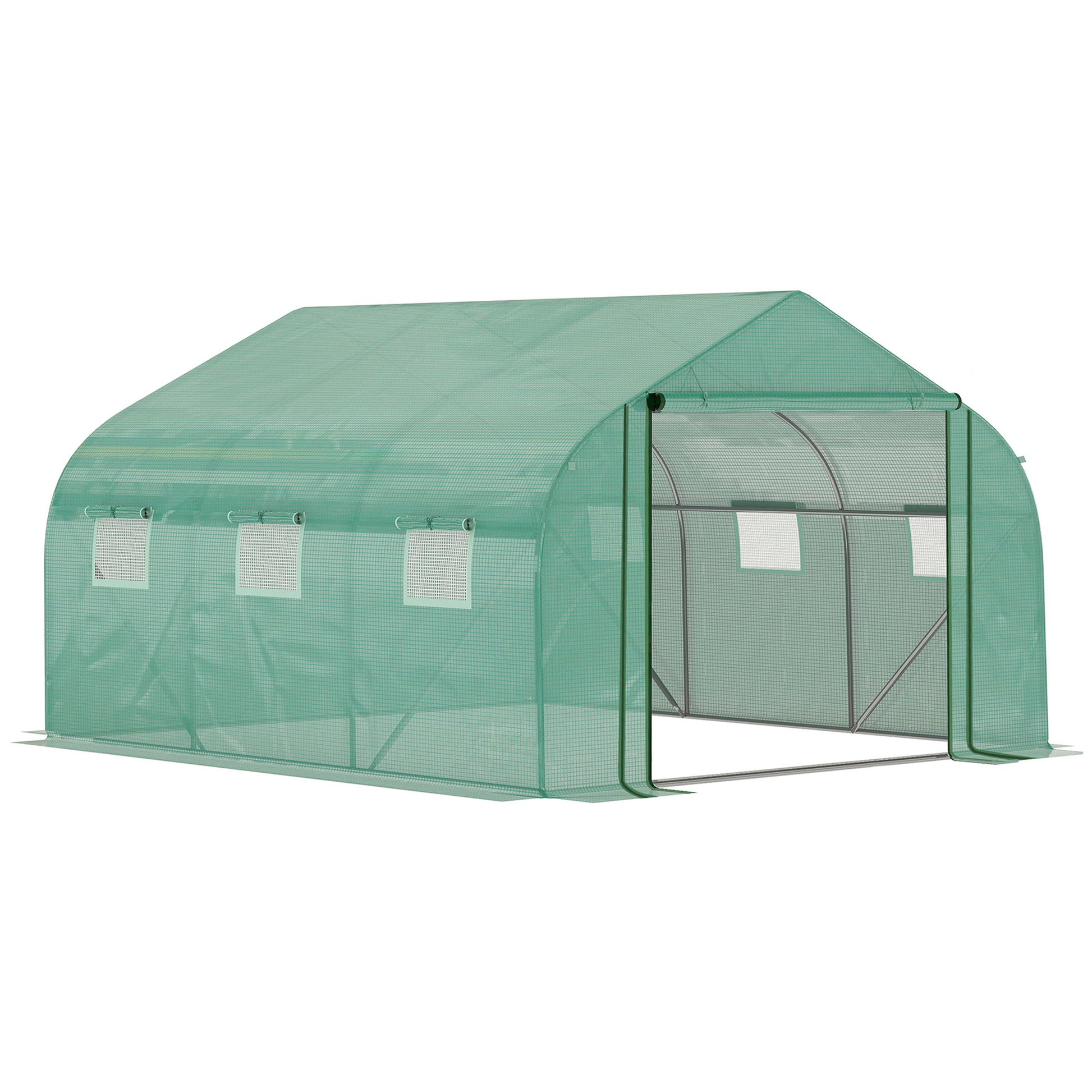 Walk-in Polytunnel Garden Greenhouse