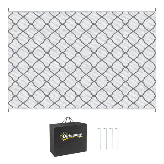 Reversible Outdoor Rug with Carry Bag