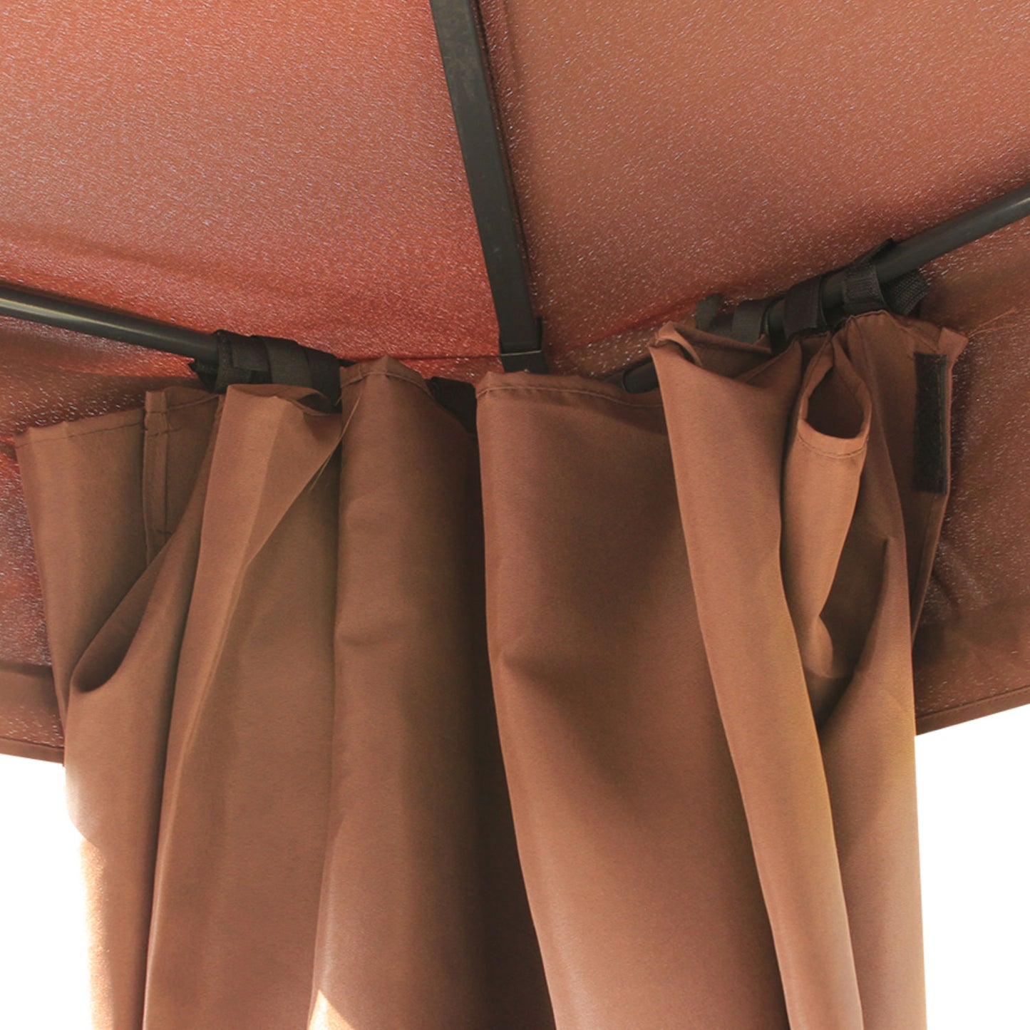 3 x 4m Garden Gazebo, Double Roof Marquee Canopy Shelter