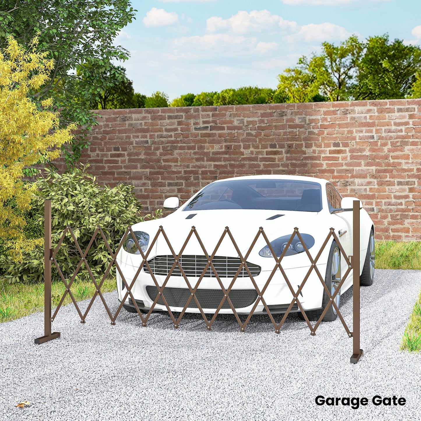 Expanding Trellis Fence, Freestanding Movable Fence