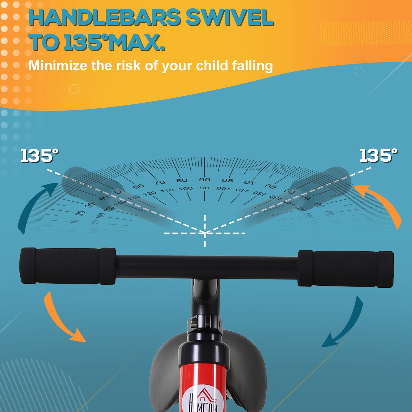 11 Inch Kids Balance Bike Training Pedal Bicycle W/ Removable