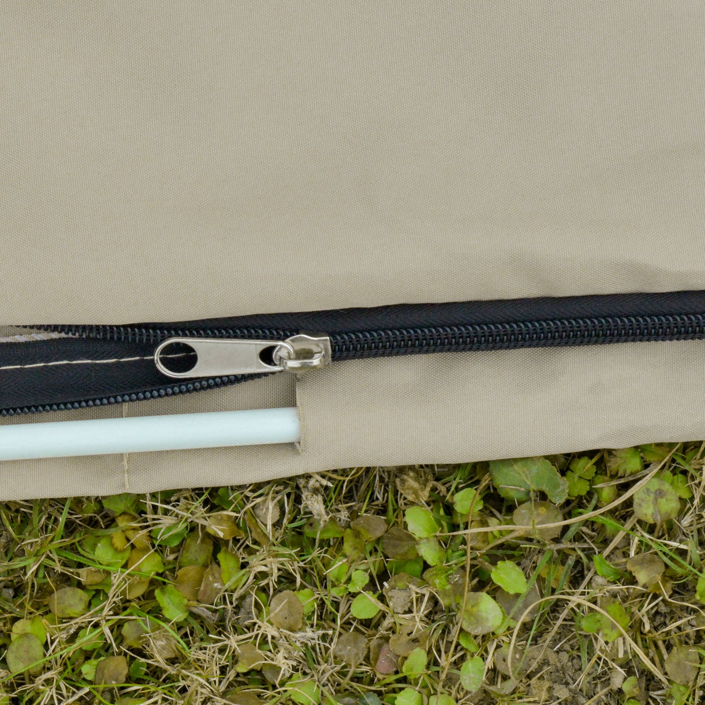 Outdoor Cantilever Umbrella Cover with Rod, Zipper