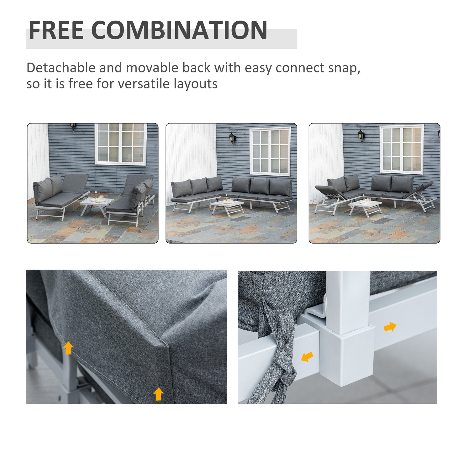 3 Pieces Garden Furniture Sets