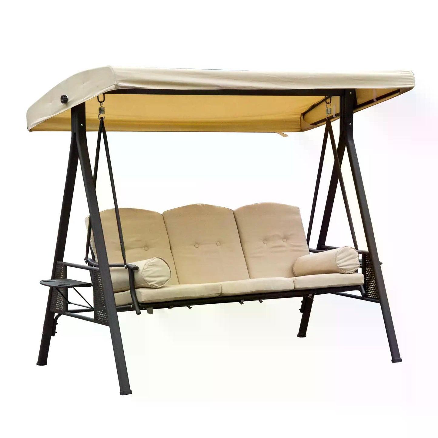 Swing Chair Hammock Chair 3 Seater Canopy Cushion Shelter Outdoor