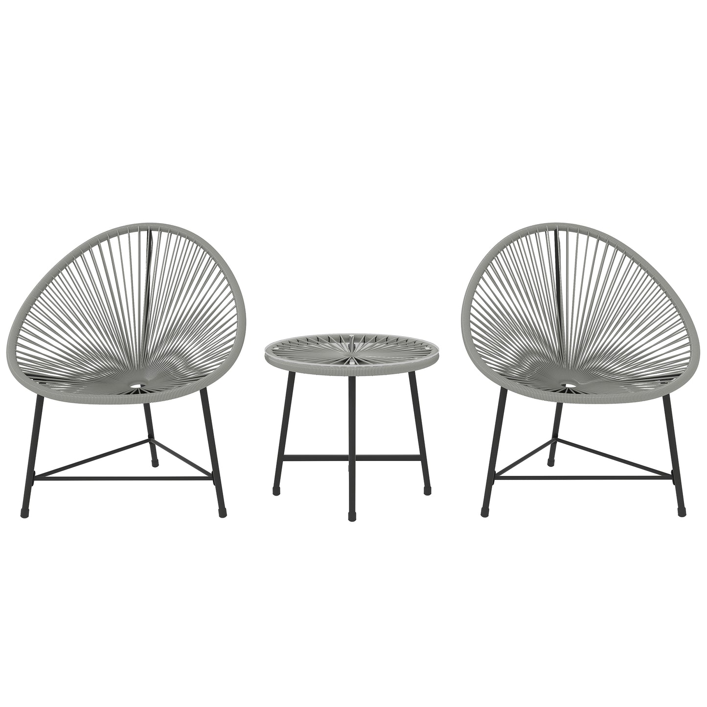 3 Pieces Rattan Bistro Set (6)