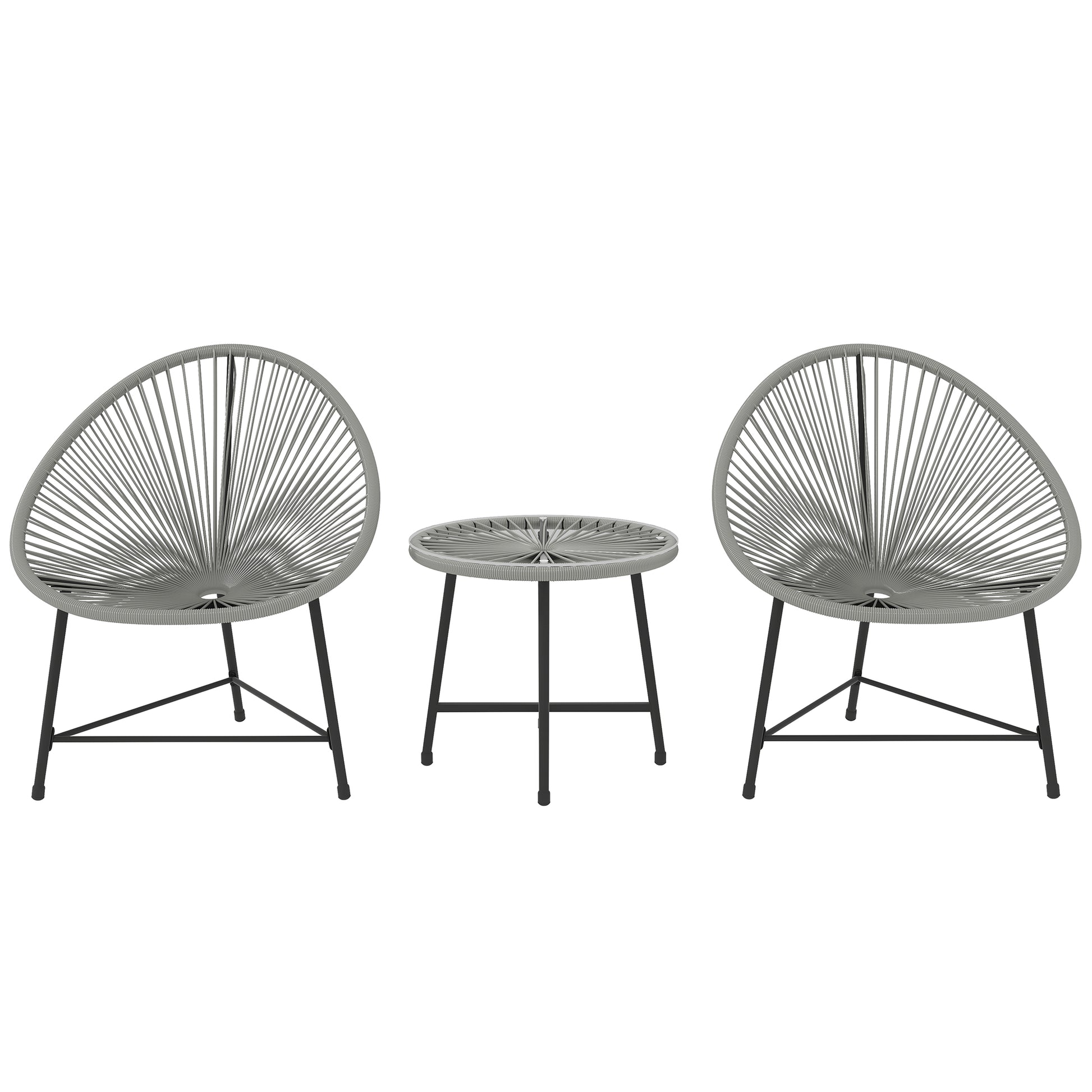 3 Pieces Rattan Bistro Set (6)