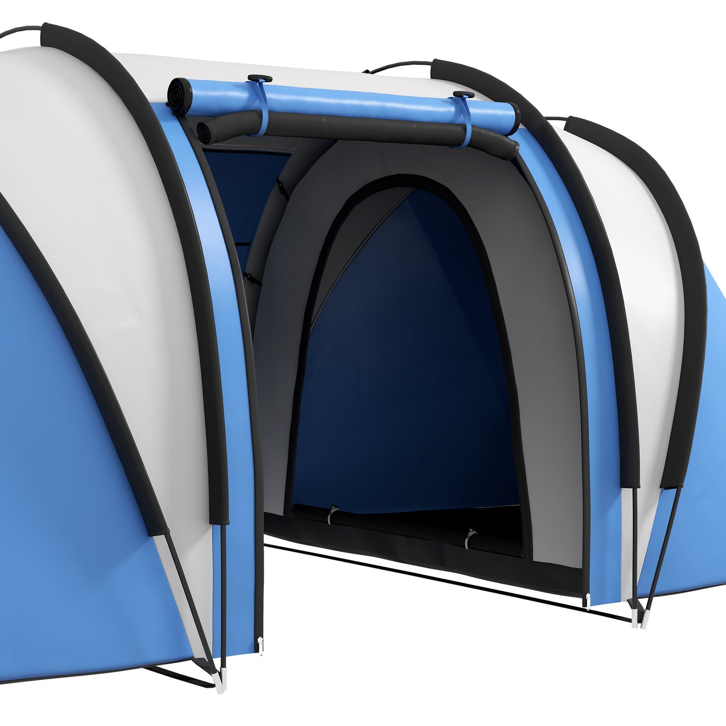 Two-Man Tent, with Bedrooms, Living Room and Canopy
