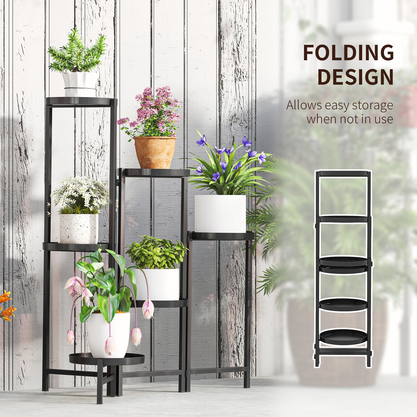3 Tier Plant Stand Indoor Outdoor (1)