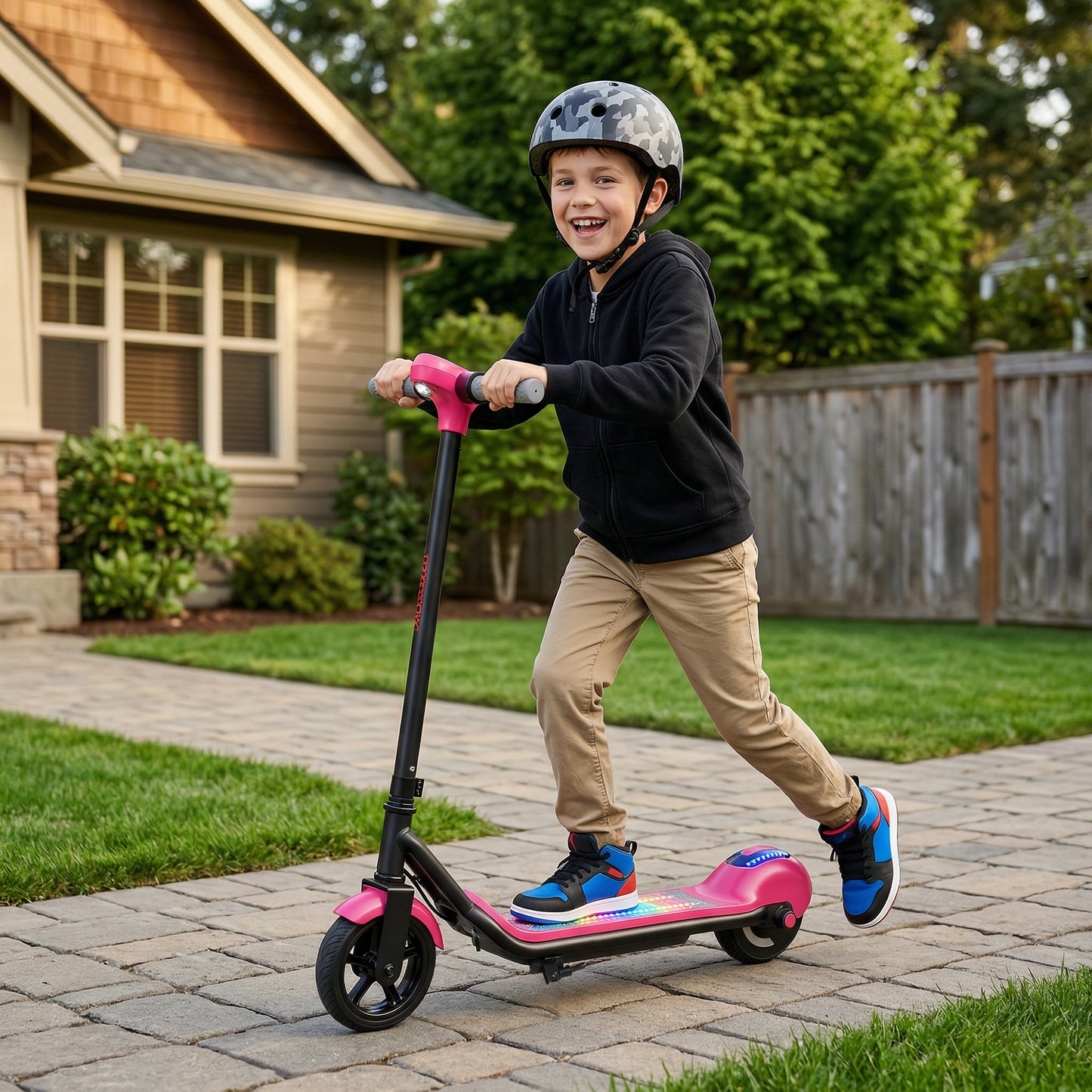 Electric Scooter for Kids, with LED Display