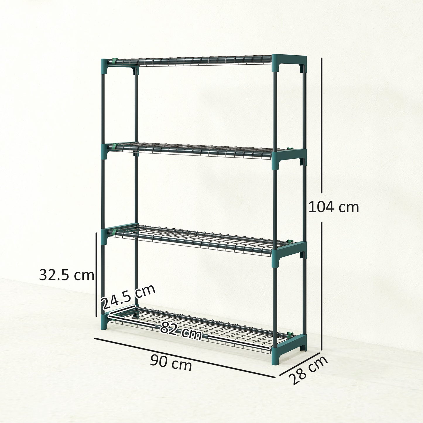 4-Tier Plant Stand Indoor Outdoor
