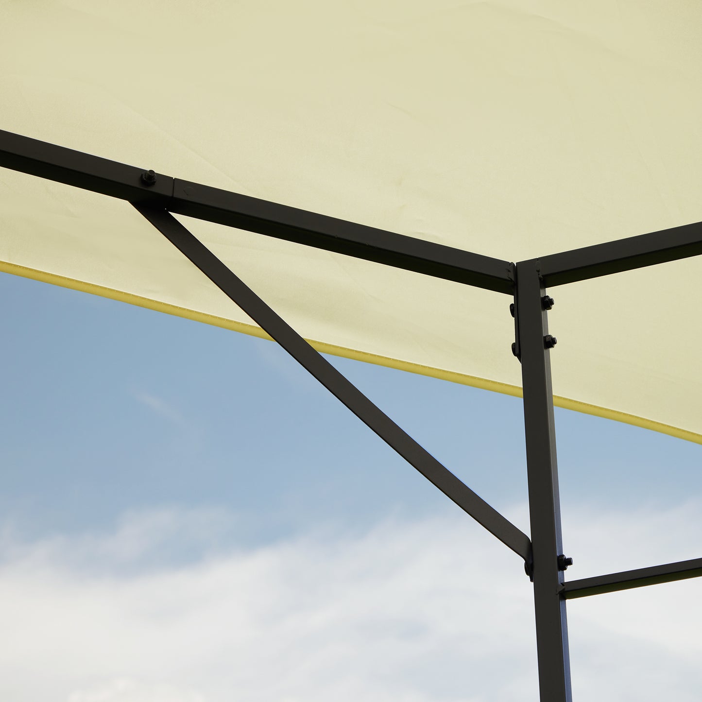 3 x 3 Meters Patio Garden Metal Gazebo Marquee Steel Frame